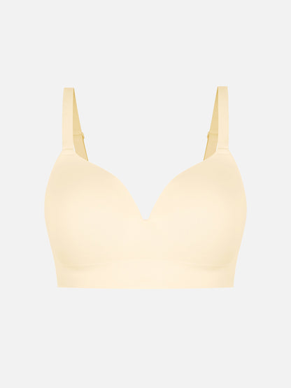 MyCurve Wireless Seamless Push-Up V-neck Bra