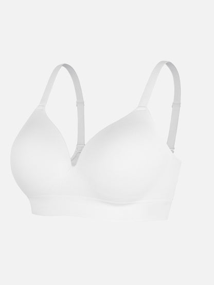 MyCurve Wireless Seamless Push-Up V-neck Bra