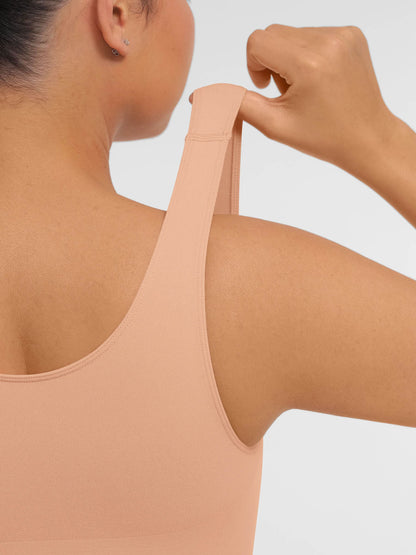 MyCurve Tummy Control Seamless Wide Strap Bodysuit