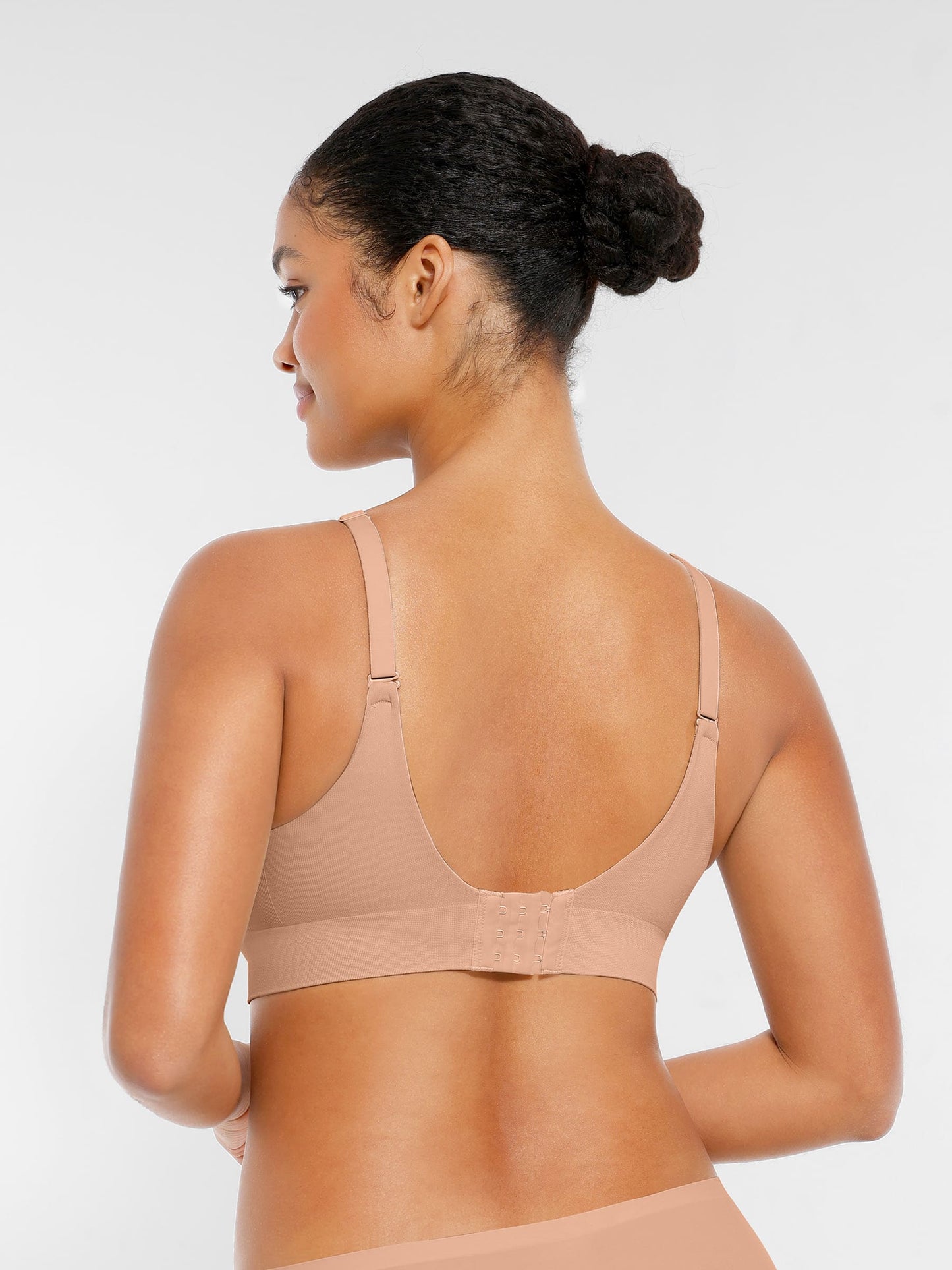 MyCurve Wireless Seamless Push-Up V-neck Bra