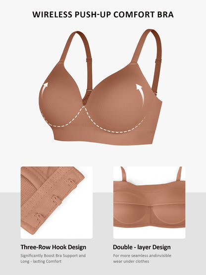 MyCurve 1 Push-Up Seamless Bra + 1 Smooth Seamless Bra